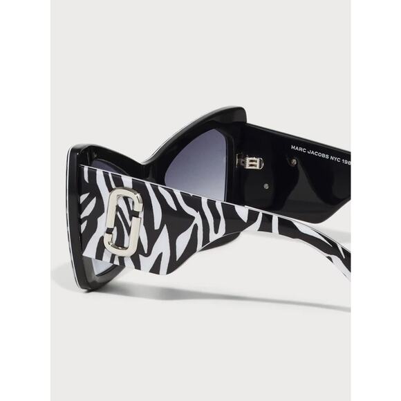 New Marc Jacobs MARC 761/S 003KGB Black & White Zebra Print Women Sunglasses main image 12